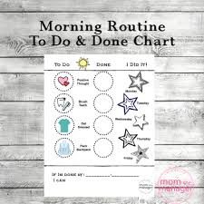 Morning Routine Task And Start Reward Chart 3