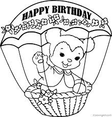 Full dmc embroidery named and numbered floss/threads color chart including log book pages to track all your needlework and embroidery projects. Birthday Balloon Coloring Pages Coloringall