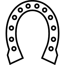 Horseshoe Outline With Many Holes Free Vector Icons Designed By Freepik Vector Icon Design Free Icons Vector Free