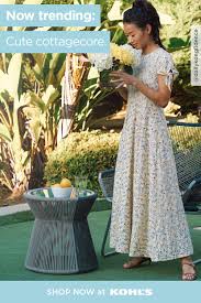Find Cute Cottagecore Styles More At Kohl S In 2020 Floral Dresses Long Cute Dresses Types Of Dresses