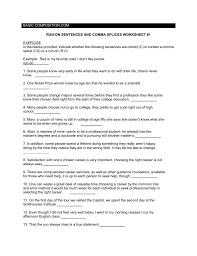 Written by tutor allia s. Run On Sentences And Comma Splices Worksheet