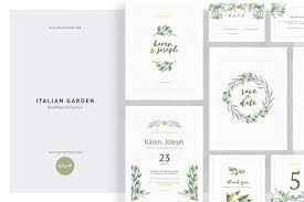 Italian Garden Wedding Collection Italian Garden Wedding Garden Wedding Invitation Card Design