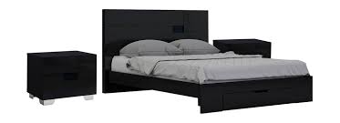 Get free shipping on qualified black bedroom sets or buy online pick up in store today in the furniture department. Buy Global United Aria Queen Storage Bedroom Set 3 Pcs In Black Lacquer Online