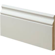 We sell a range of ogee profile skirting boards in a variety of materials such as mdf, pine, oak, walnut, tulip, sapele, ash, maple, beech and meranti. Ogee Skirting White Primed 15x144x5400mm Mcnairs Building Supplies