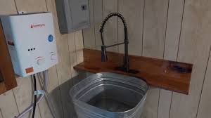 wash tub sink diy installation project