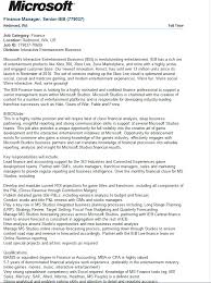 Microsoft Are Looking For An Experienced Finance Manager To Join Them In Redmond Wa Usa Lead Finance And Accoun Job Posting Video Game Jobs Financial Analysis