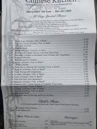 bruce's chinese kitchen menu, menu for