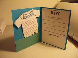 Even without a photo, you can add a unique personal touch. Handmade Homemade Baby Shower Invitations Novocom Top