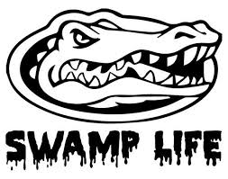 Gator Swamp Life Vinyl Decal Vinyl Sticker Window Decal Florida Gator Florida Computer Decal Hot Topic Decals C Camping Knots Swamp About Me Blog