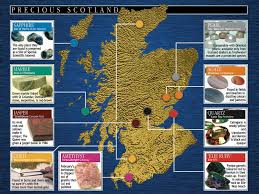 Gemology Map Of Scotland Definitive Treasure Map Of
