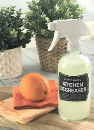 Pair baking soda with vinegar and you can remove grease as well as layers of grime on old or neglected kitchen cabinet surfaces. Citrus Degreaser Cleaning Spray For Your Kitchen One Essential Community