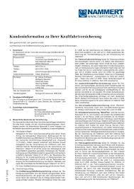 Das tb28 formular ist übersichtlich gestaltet. Kundeninformation Zu Ihrer Kraftfahrtversicherung Nammert24 De