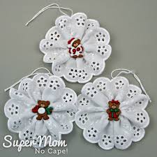 See more ideas about christmas crafts, christmas diy, christmas decorations. Christmas Button Lace Ornament Tutorial Easy Kids Christmas Craft