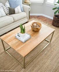 Magical, meaningful items you can't find anywhere else. Diy Gold And Wood Coffee Table