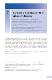 Pdf Pharmacological Treatment Of Parkinson S Disease