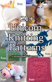 Unicorn Knitting Patterns In The Loop Knitting