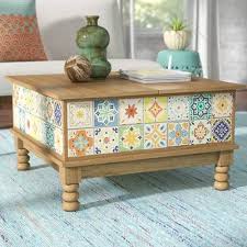 Typically placed at the end of sofas or between recliners. Bungalow Rose Tillamook Bright Blue Sky Blue Area Rug Reviews Wayfair Coffee Table Lift Top Coffee Table Coffee Table With Stools