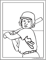 Baseball coloring pages for kids sports coloring pages for kids a huge collection of baseball coloring pages. Baseball Coloring Pages Pitcher And Batter Sports Coloring Pages