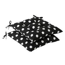 Black And White Polka Dot Outdoor Cushions Winston Porter Tufted Indoor Outdoor Replacement Cushion Set Fabric Black White Polka Dot In 2020 Outdoor Chair Cushions Perfect Pillow Outdoor Cushions