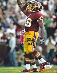 Alfred Morris Washington Redskins Autographed Salute 8x10 Photo