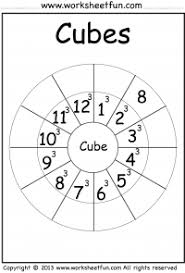 Cube 1 12 Worksheet Classical Conversations Homeschool Learning Math Teaching Math
