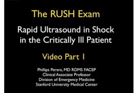 This examination is performed using standard ultrasound equipment present the rush exam. Clinical Ultrasound Images And Videos Sonosite De