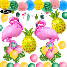 El lugar para comprar y vender todo lo que está hecho a mano. Decoracion Tropical Hawaiana Specool 52pc Articulos Para Fiestas En La Playa Con Pina Colorida Flamingo Globos Palm Simulacion Hojas Papel De Banner Pompones Para Luau Fiesta Selva Decoraciones Disfraceslandia