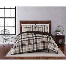 Give someone a unique gift this year, with a tassel set from duvalls! Twin Xl 2pc Paulette Plaid Duvet Cover Set Taupe Truly Soft