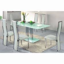 Choosing modern dining chairs for your place. Furnitureinfashion Glass Dining Room Sets Modern Dining Room Contemporary Glass Dining Room
