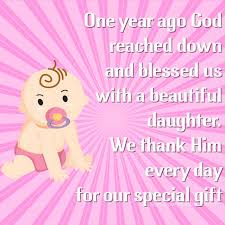Happy birthday wishes to son from mom quotes and messages. Happy 1st Birthday Wishes For Baby Girls And Boys Wishesalbum Com