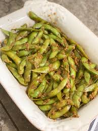 Easy Edamame With Garlic Recipe Recipe In 2020 Edamame Recipes Spicy Garlic Edamame Recipe Edamame Recipes Spicy