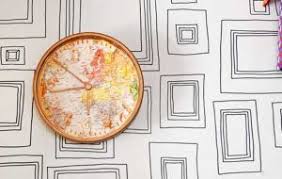 Fun And Easy Ikea Clock Hack With A World Map Ikea Reloj De Mapa Imagen De Espejo