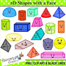 Black And White 3d Shapes Clip Art 3d Shapes Clip Art 3d Geometric Shapes 3d Shapes Clip Art