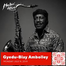 The symbols placed at the center of the 2019 posters each reflect the spirit of one of the festival's venues. Gyedu Blay Ambolley Coladera Are Playing At Montreux Jazz Festival 2019 Agogo Records