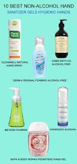 10 Best Non Alcohol Hand Sanitizer Gels Hygienic Hands Dlt Beauty Hand Sanitizer Gel Alcohol