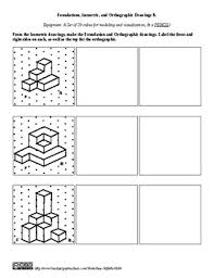 Distance Learning Foundations Isometric And Orthographic Drawings B By the way, about isometric drawings worksheets, below we can see some similar pictures to give you more ideas.