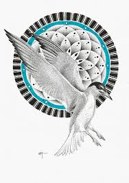Sterne Pierregarin Ou Hirondelle De Mer Dessin Drawing Illustration Pointillisme Dots Dotwork Inprogress Oise Hirondelle De Mer Artwork Illustration