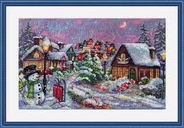 Maybe you would like to learn more about one of these? Merejka Cross Stitch Kit Christmas Night Dmc Threads Stitching Crafts For All