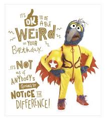 Newly added birthday cards (40). Jim Henson Muppets Gonzo Weird Birthday Card 602456 For Sale Online Ebay