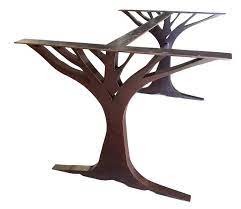 Decorate it or keep it simple, and the dining table for your garden is ready. Metal Table Base Oak Tree Etsy In 2021 Metal Table Base Metal Table Table Base