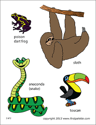 Here are 10 exciting wild animals coloring pictures that will bring a smile to your kid's face. Animal Printables Free Printable Templates Coloring Pages Firstpalette Com