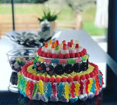 Gateau De Bonbons Haribo Diy Gateau Bonbon Bonbon Haribo Bonbon