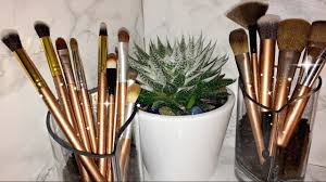 rose gold makeup brushes diy