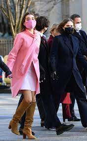 Biden Inauguration Day Who Is Natalie Biden Style Icon Los Angeles Times #us politics #inauguration #2021 inauguration #bernie sanders.