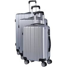 55 x 40 x 20 cm ryanair cabin taille 50 x 40 x 19 cm corps55 x 40 x 20 c. Jean Louis Scherrer Set De 3 Valises Chariot Abs 4 Roues 75 Argent