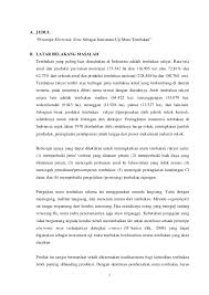 Contoh kesimpulan dalam proposal program kreatifit. Contoh Proposal Pkm Karsa Cipta