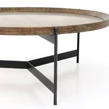 Pricing, promotions and availability may. Sebastian Modern Classic Iron Round Burnt Oak Tray Style Round Coffee Table 31 W 40 W Kathy Kuo Home