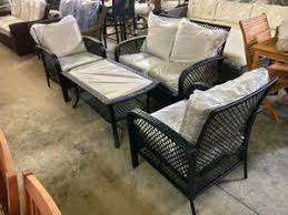 Liva Springs Breeze 5pc Patio Conversation Set With Cushions In Beige For Sale In Garlan Patio Furniture For Sale Outdoor Furniture Sets Conversation Set Patio