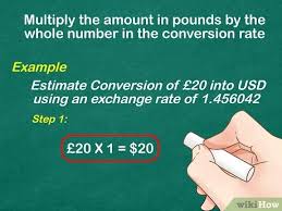One dollar is worth 0.7234 pounds today q: How To Convert The British Pound To Dollars 11 Steps