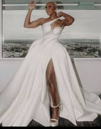 Cynthia Erivo Oscars 2020 In Versace In 2020 Versace Wedding Dress Bridal Ball Gown Bridal Gowns